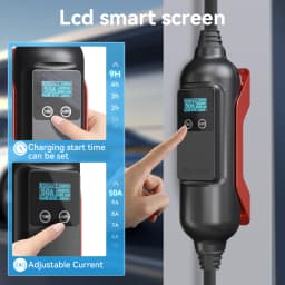 Khons EV Portable Charger Type2 7kw Electric Car Charger Charging Case 32A Single Phase Electric Car Charger Cable