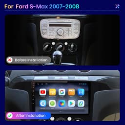 AWESAFE PX9 Plus Car Radio For S max S-Max 2007-2015 wireless CarPlay Android Auto No 2 din 2din DVD