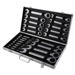 22 Piece Ratchet Wrench Set 6-32 MM Combination Spanner Set, Articulated Ratchet Wrenches Ring Spanner Tool Set
