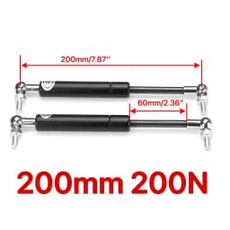 2pcs Universal 200mm 200N Car Gas Strut Bars Bonnet Hood Rear Trunk Tailgate Boot Shock Lift Strut Support Gas Spring RV Window