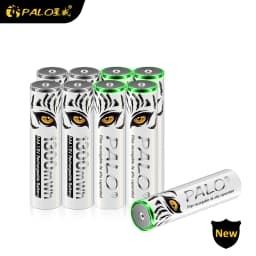 PALO High Capacity 1.5V AAA Rechargeable Battery 1300mWh AAA 1.5V Li-ion Battery LR3 Batteries for Remote Control Wireless Mouse
