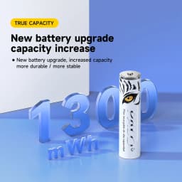 PALO High Capacity 1.5V AAA Rechargeable Battery 1300mWh AAA 1.5V Li-ion Battery LR3 Batteries for Remote Control Wireless Mouse