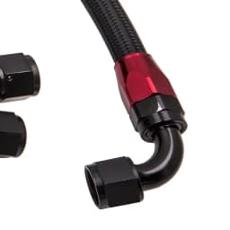 Universal 10 ROW AN-10 Engine Aluminum Oil Cooler Kit + Filter Adaptor Hose End