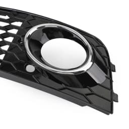 For Audi A4 B8 RS4 2009 2010 2011 2012 Honeycomb Mesh Fog Light Open Vent A4 Grille Intake Cover 8KD807682 8KD807681 Grill Parts