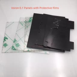 1set Acrylic Enclosure Panels Kit for Voron2.4 R2 300/350mm Build Size and Voron 0.1 3D printer 3MM thickness