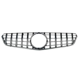 For Mercedes W207 C207 Grille 2009-2013 Benz E Class E350 E550 C207 Coupe GT-R Grille Tuning Front Bumper Grill Grid CAR