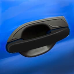 Matte Black Car Door Handle Cover For Ford Ranger 2023 2024 Next Gen Accessories Car Styling