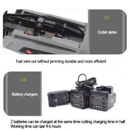 16.8V Electric Tying Binding Garden Tools Garter Plants Branch Machine grape vine fully automatic knotter