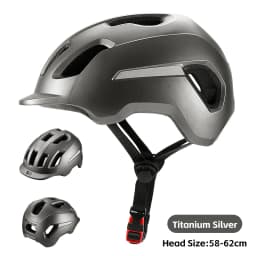 WEST BIKING Couple Bicycle Reflective Helmet Electric Scooter MTB Cruisers Bike Motorcycle Men Women CE Certified Cycling Helmet
