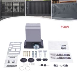 750W Automatic Sliding Gate Opener Electric Silent Gate Opener Motor Kits with Remote Control
