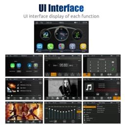 ESSGOO CarPlay Android Auto Car Radio Multimedia Video Player 7inch Portable Touch Screen With USB AUX For Rear View Camera