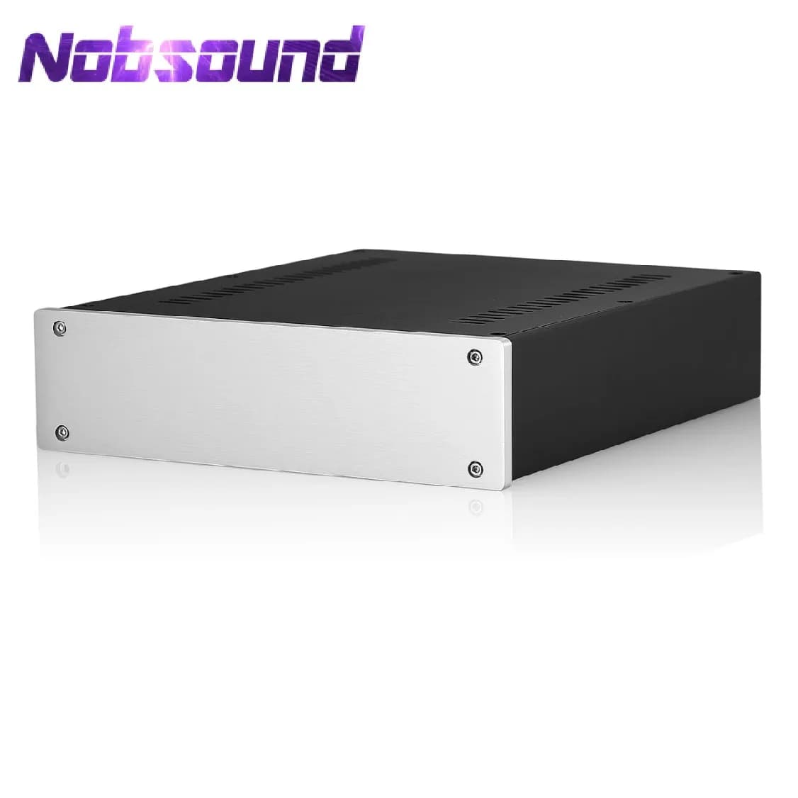 Nobsound Aluminum Chassis for DIY Amplifier Housing DAC Metal Housing Amplifier Case