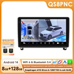 Hizpo Car Radio For Peugeot 407 1 2004-2008 2009 2010 2011 Wireless CarPlay Android Auto Multimedia No 2 din 2din DVD Autoradio