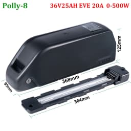 Polly 18650 21700 EBike Battery 48V 52V 25Ah 60V 36V 20Ah Electric Bicycle Bateria Pack for 2000W 1500W 1000W 500W 350W 250W