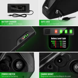 Polly 18650 21700 EBike Battery 48V 52V 25Ah 60V 36V 20Ah Electric Bicycle Bateria Pack for 2000W 1500W 1000W 500W 350W 250W