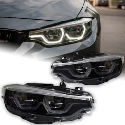 AKD Car Lights for BMW F32 LED Headlight 2012-2020 F36 F82 F33 F80 LED Head Lamp with CSL Yellow DRL Automotive Accessories