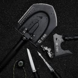 Huohou Multifunction Shovel Military Tactical Survival Axe Outdoor Camping 16 In 1 Function Harpoon Storage Bag for Xiaomi Mijia