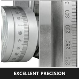 SucceBuy Rotary Table 8 Inch/200 MM Horizontal Vertical MT-3 Rotary Table 3-Slot / 4-Slot for Milling 360° Precision Working