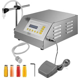 SucceBuy Liquid Filling Machine 5-3500 ml GFK160 Digital Control Water Drink Perfume Cosmetics Juice Milk Small Bottle Filler