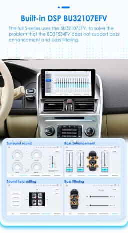 OSSURET 2Din Carplay Android Car Radio For Volvo XC60 2008-2017 Car Multimedia Player Navigation GPS Autoradio 4G-LET DSP 7862