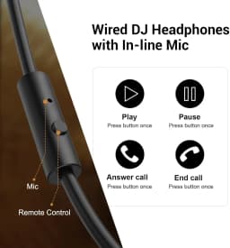 Oneodio Pro10 Over Ear Headphones Hi-Res Studio DJ Headphone Wired Monitor Music Headset Earphone For Phone Computer PC With Mic