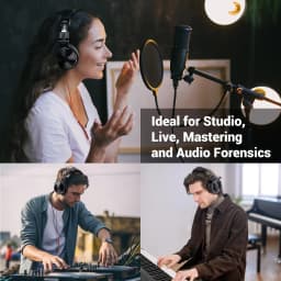 Oneodio Pro10 Over Ear Headphones Hi-Res Studio DJ Headphone Wired Monitor Music Headset Earphone For Phone Computer PC With Mic
