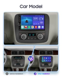 Hizpo 7Inch Carplay Android Auto Player Touch Screen Stereos for Car MP5 USB Bluetooth Universal Multimedia GPS WIFI Autoradio
