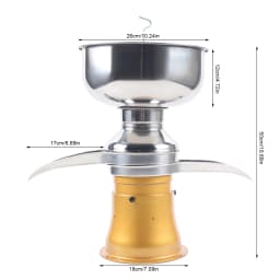 Electric Milk Cream Separator Household Commercial 50 L/H Milk Skimming and Separate Cream Centrifugal Machine