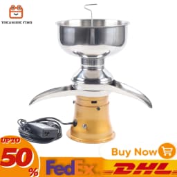 Electric Milk Cream Separator Household Commercial 50 L/H Milk Skimming and Separate Cream Centrifugal Machine