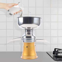 Electric Milk Cream Separator Household Commercial 50 L/H Milk Skimming and Separate Cream Centrifugal Machine