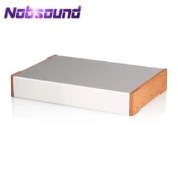Nobsound Aluminum+Wooden Plate Chassis for DIY Tube Amplifier Housing Tube Amplifier Box