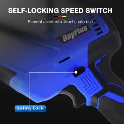 Cordless Reciprocating Saw with 1 Battery, Variable Speed, Cordless Sabre Saw, Electric Saw for Wood & Metal Cutting, LED Light