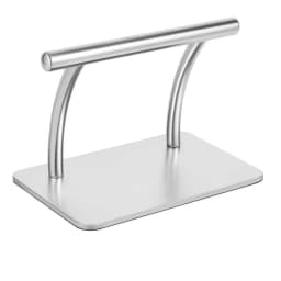 Stainless Steel Barber Chair Pedal Hairdresser Salon Chair Mount Footrest Hairdressing Footstool for Barber Shops 29.5*19*20.5cm