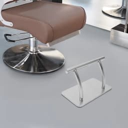 Stainless Steel Barber Chair Pedal Hairdresser Salon Chair Mount Footrest Hairdressing Footstool for Barber Shops 29.5*19*20.5cm