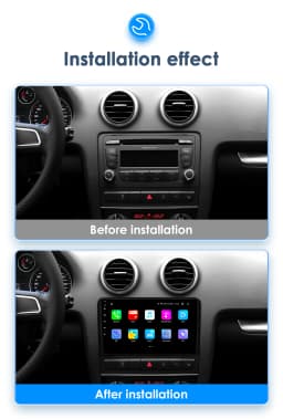 2Din Android 13 Car Radio For Audi A3 8P S3 RS3 2003-2013 Car Multimedia GPS 4G Wireless CarPlay Android Auto AI Voice autoradio
