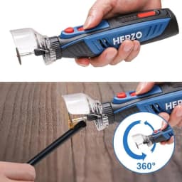 HERZO 4V Cordless Mini Drill Rotary Tool With 42pcs Grinding Accessories Set Engraving Pen MultifunctionHRT41V