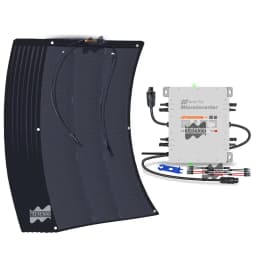 Mars Rock 100W Shingle Technology ETFE PET Semi Flexible Solar Panel PV Monocrystalline Solar Cell