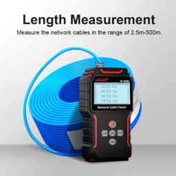 NOYAFA NF-8209S Network Cable Tester Cable Tracker LCD Display Poe Checker Cat5 Cat6 Measure Length Wiremap Tester Network Tools
