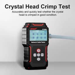 NOYAFA NF-8209S Network Cable Tester Cable Tracker LCD Display Poe Checker Cat5 Cat6 Measure Length Wiremap Tester Network Tools