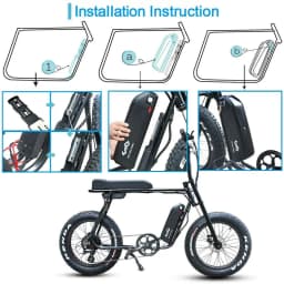 Hailong eBike Battery 36V 24.5Ah Bicycle Batteria With 18650 for 1000W 750W 350W Motor