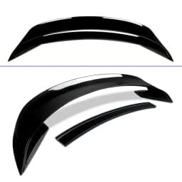 FOR 15-2022 FORD MUSTANG GT350/GT350R STYLE REAR TRUNK WING SPOILER CARBON LOOK
