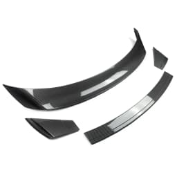 FOR 15-2022 FORD MUSTANG GT350/GT350R STYLE REAR TRUNK WING SPOILER CARBON LOOK