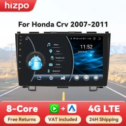 Hizpo Car Radio for Honda CR-V 3 RE CRV 2007-2011 GPS Car Intelligent Systems Smart Autoradio CarPlay Android Auto 9 Inch 8 Core