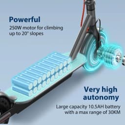 JUICEASE Smart APP Electric Scooter 8.5" Solid Tire 7.8/10.5AH Battery Foldable Electric Kick Scooter 15-35KM Max Range