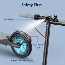 JUICEASE Smart APP Electric Scooter 8.5" Solid Tire 7.8/10.5AH Battery Foldable Electric Kick Scooter 15-35KM Max Range