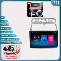 Wireless CarPlay Android Auto Car Radio For Peugeot 307 307CC 307SW 2002-2013 car intelligent systems AI Voice No 2 din 2din DVD