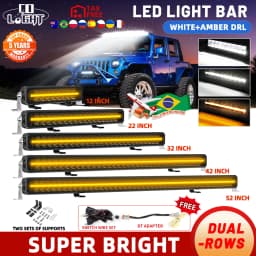 CO LIGHT 42 Inch Dual Row LED Light Bar 100000LM Off Road Anti-Glare Spot Flood Driving Combo Beam for SUV ATV Tractor 12V 24V