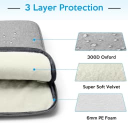 360° Universal Protection Laptop Case Sleeve for 13-inch MacBook Air M3/M2/M1 2024-2018 A3113 A2681 A2337 2022-2016 A2686 A2338