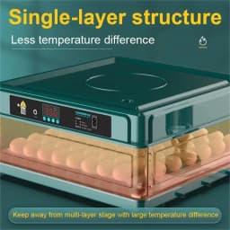 9/15/24/36 Eggs Incubator With Drawer Type EggIncubator With Automatic Water Ionic Waterbed Replenishment And Temperature Contro