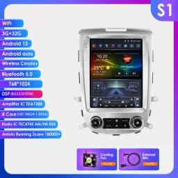 Hizpo For Tesla Style 8Core Car Radio For Hyundai Santa Fe 2 2006-2012 Multimidia Player Navigation GPS 2din Head Unit Carplay